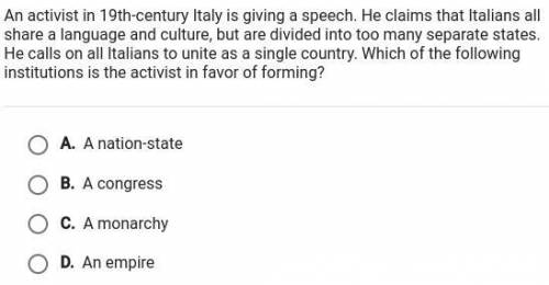 If i can get an answer to this question about 19th-century Italy