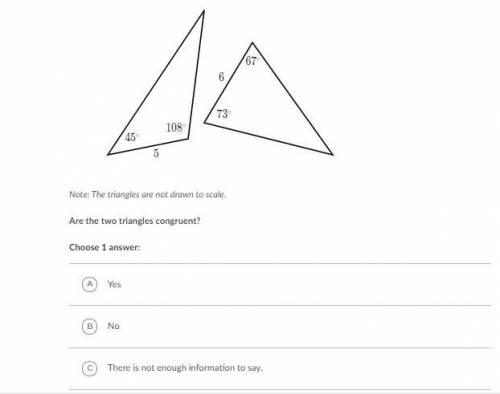 Are the triangles congruent! (Help)