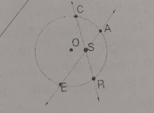 If mCA = 50° and mER = 40⁰, what is the m∆CSA ?