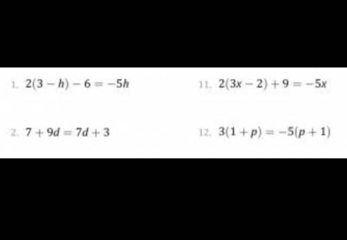 Can someone please assist me in these equations!?!?! pls