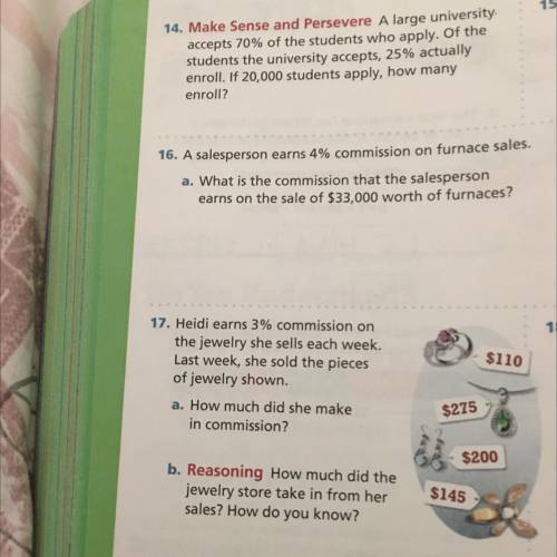 Pls answer all 3 questions and show how you set up the problems