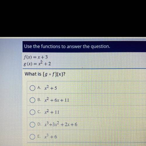 Use the functions to answer the question
