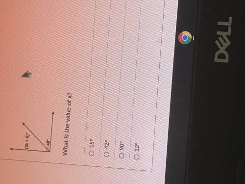 What is the value of x? 48°(3x + 6)