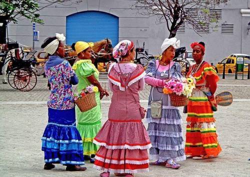 Cuban traditional dress