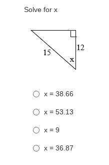 Solve for X. Please help ASAP.