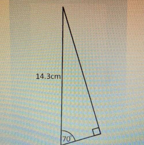 Please help!!

Find the length of the shortest
side of the triangle. Give vour
answer in centimetr