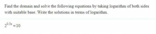 I have to express in terms of logarithms but somehow i keep messing up. Could someone who knows log