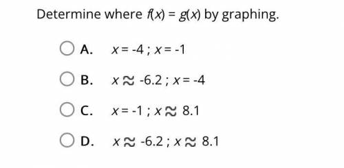 Functions f(x) and g(x) are define below.

f(x) = -sqrt x+2-3 
g(x) = -2|x-3|+4
determine where f(