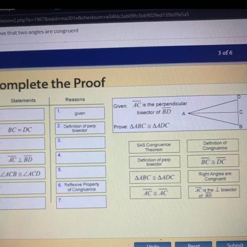 Complete the proof(using sas congruence)! Use to sas congruence to prove that two angles are congru