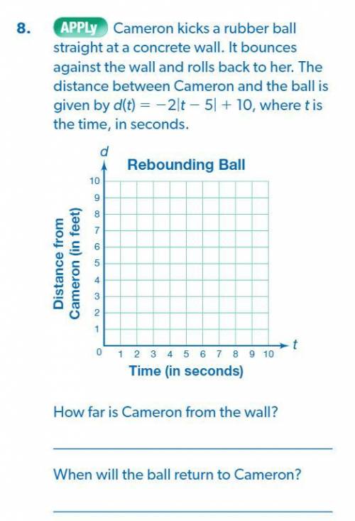 Cameron kicks a rubber ball straight at a concrete wall . It bounces against the wall and rolls bac