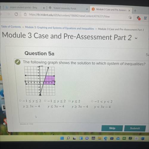 Which example represents graph