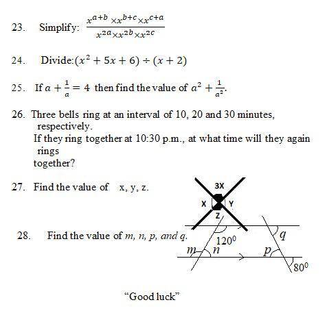 Plz solve for me 
First to solve all the questions will get brainliest
And 15 points
