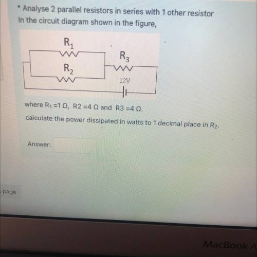 PLEASE HELP!!

Analyse 2 parallel resistors in series with 1 other resistor
In the circuit diagram