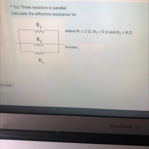 Please help
Calculate the effective resistance for: