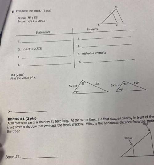 Geometry homework need help quick