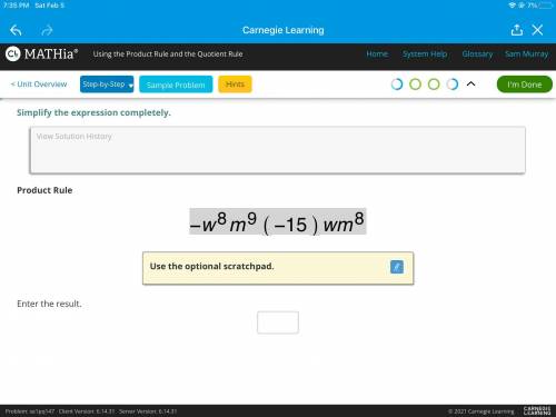 Solve the math problem