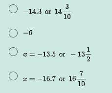 9/-10 = x/15
What's the right answer?