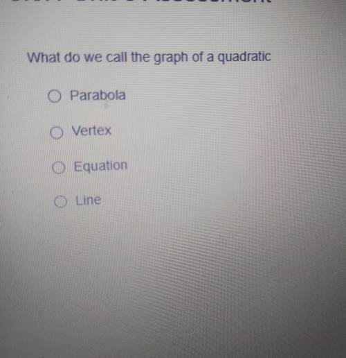 What do we call the grath of a quadrqtic formula