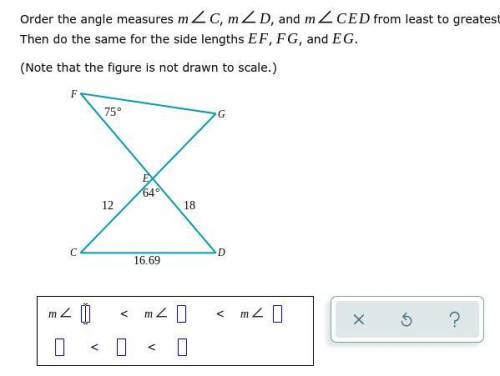 Angle and side relationship question (See picture)