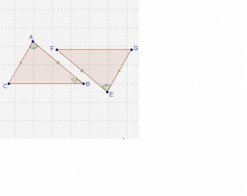 Select the correct answer. The triangles in the diagram are congruent. If mF = 40°, mA = 80°, and m