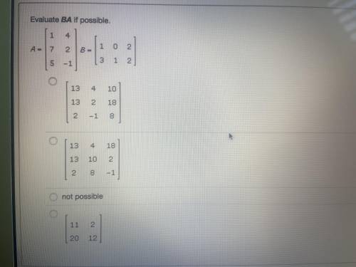 HELPPP!!! Evaluate BA if possible
