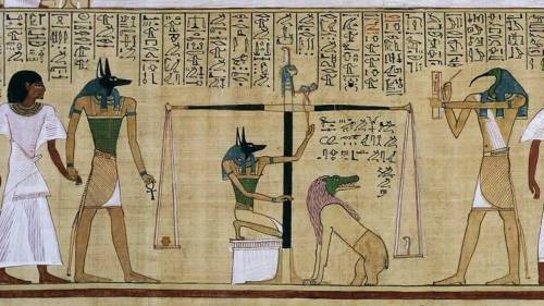 What role does Osiris play in the Nether World, and what is the process of judging

those who are c
