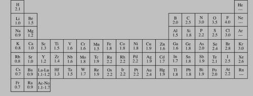 What general trend does electronegativity follow on the periodic table.