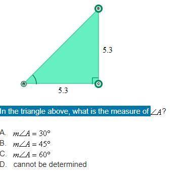 Analyze the diagram below and answer the question that follows. In the triangle above, what is the