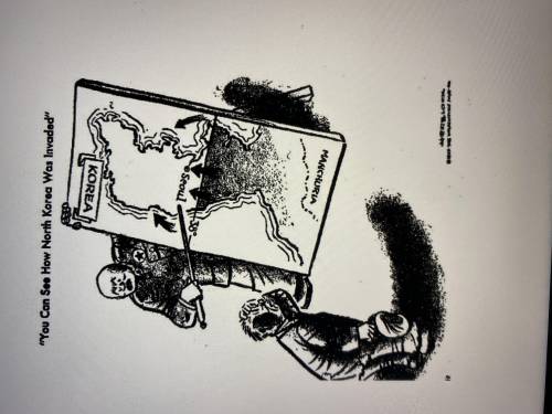 Can someone explain this political cartoon for me? Who are the people in the image? Why is the map